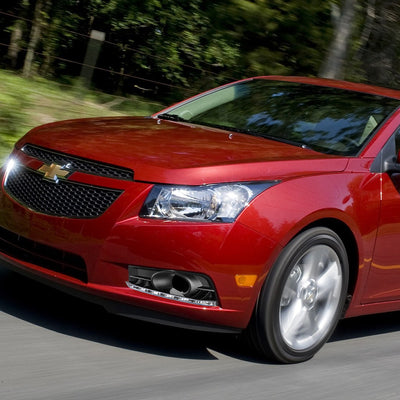 D-Motoring - Fog Lights - LED DRL - W / Switch - Clear Lens - Plug-n-Play - Pair - 10-14 Chevy Cruze - 5