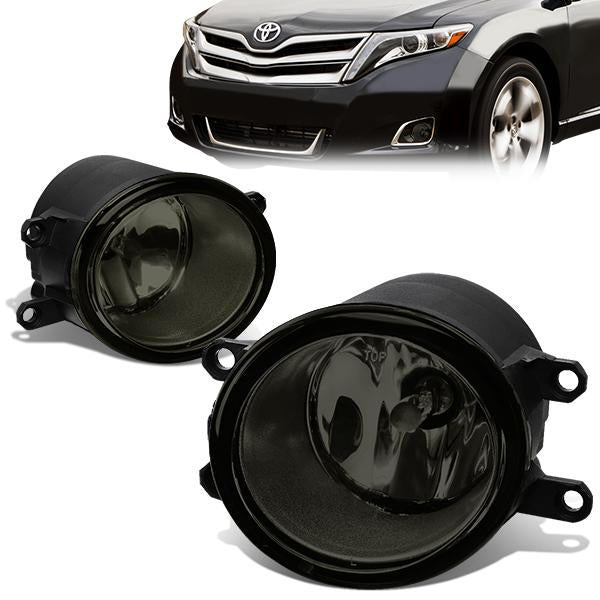 Smoked Lens Fog Lights w/ Bulbs <br>07-13 Toyota Camry, 11-14 Lexus IS250 IS350