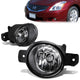 Clear Lens Fog Lights w/ Bulbs <br>17-19 Nissan Rogue Sport, 14-15 INFINITI Q60 QX60