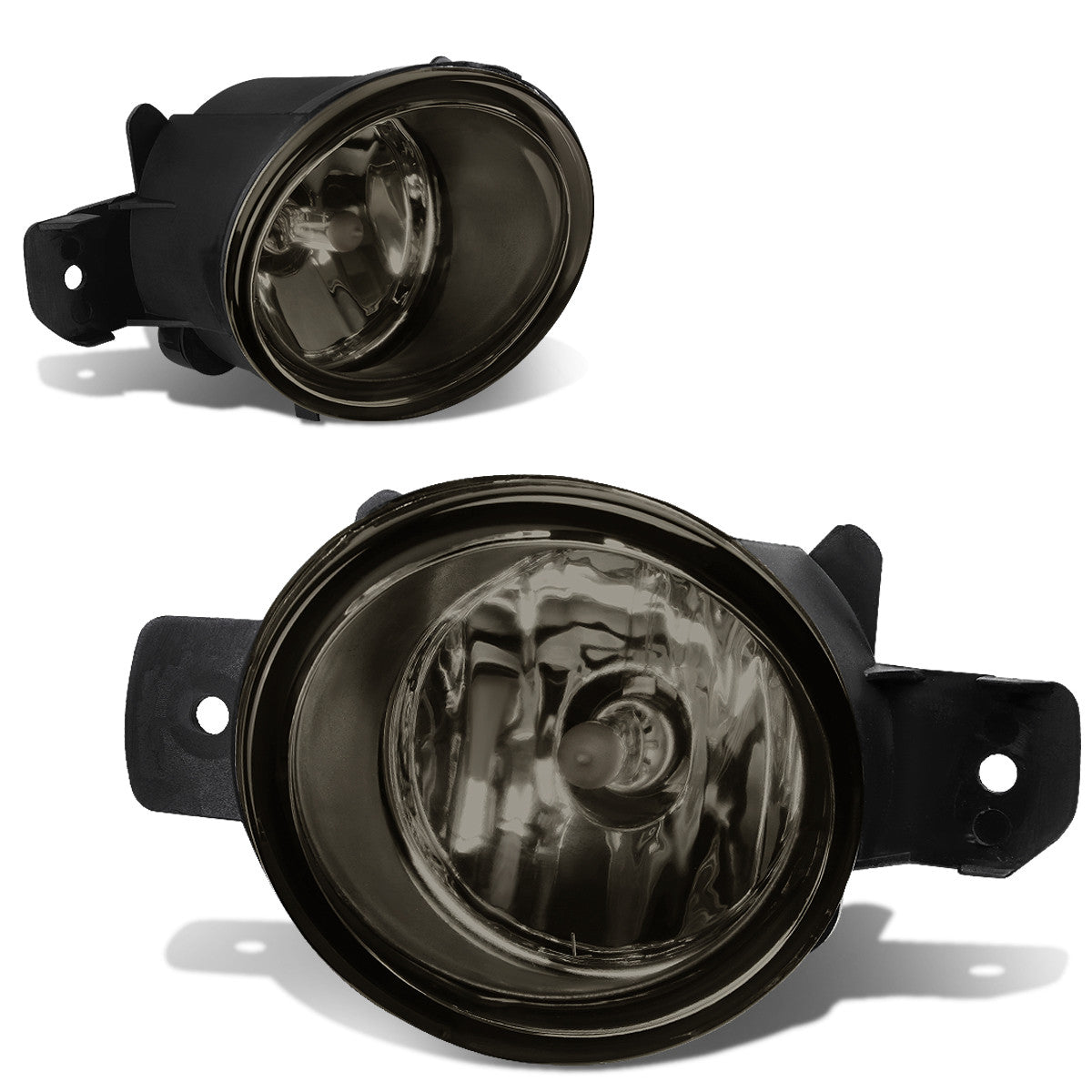 D-Motoring - Fog Lights - Smoked Lens - Plug-n-Play - Pair - Nissan Altima / Pathfinder / Rogue / Sentra / Versa / Infiniti - 1