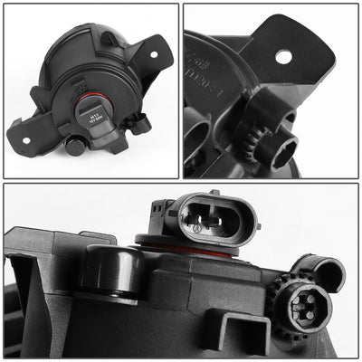 D-Motoring - Fog Lights - Smoked Lens - Plug-n-Play - Pair - Nissan Altima / Pathfinder / Rogue / Sentra / Versa / Infiniti - 4