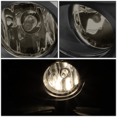 D-Motoring - Fog Lights - W / Switch - Smoked Lens - Plug-n-Play - Pair - 13-16 Nissan Sentra - 2