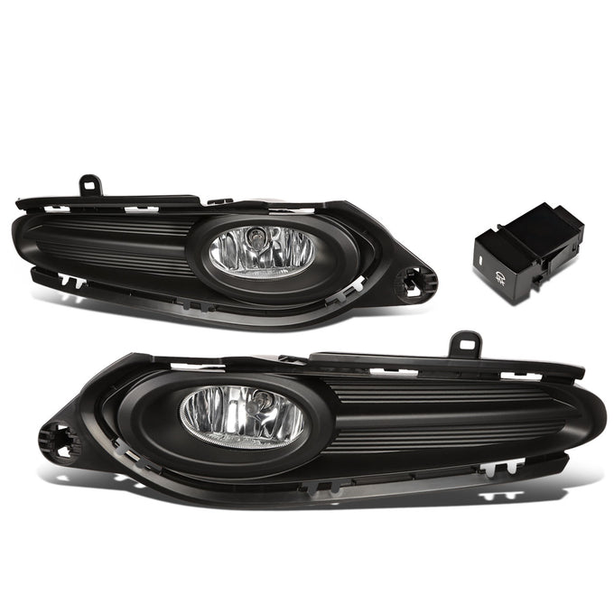 D-Motoring - Fog Lights - W / Switch - Clear Lens - Plug-n-Play - Pair - 16-18 Honda HR-V - 1