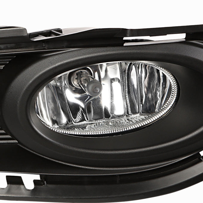 D-Motoring - Fog Lights - W / Switch - Clear Lens - Plug-n-Play - Pair - 16-18 Honda HR-V - 2