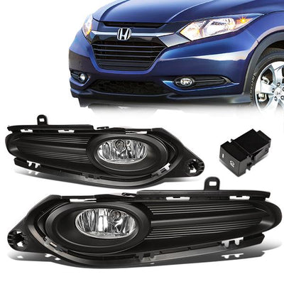 Factory Style Fog Lights w/ Switch + Wiring Harness <br>16-18 Honda HR-V