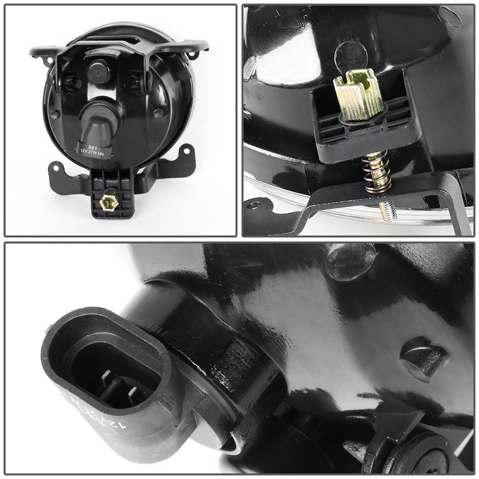 D-Motoring - Fog Lights - Amber Lens - Plug-n-Play - Pair - Sedan / Hatchback - 4