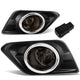 D-Motoring - Fog Lights - W / Switch - Smoked Lens - Plug-n-Play - Pair - 14-16 Nissan Rogue - 1