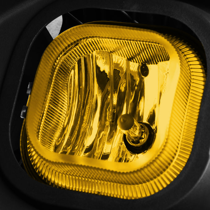 D-Motoring - Fog Lights - Amber Lens - Plug-n-Play - Pair - Ford F-250 / 350 / 450 / 550 Super Duty - 3