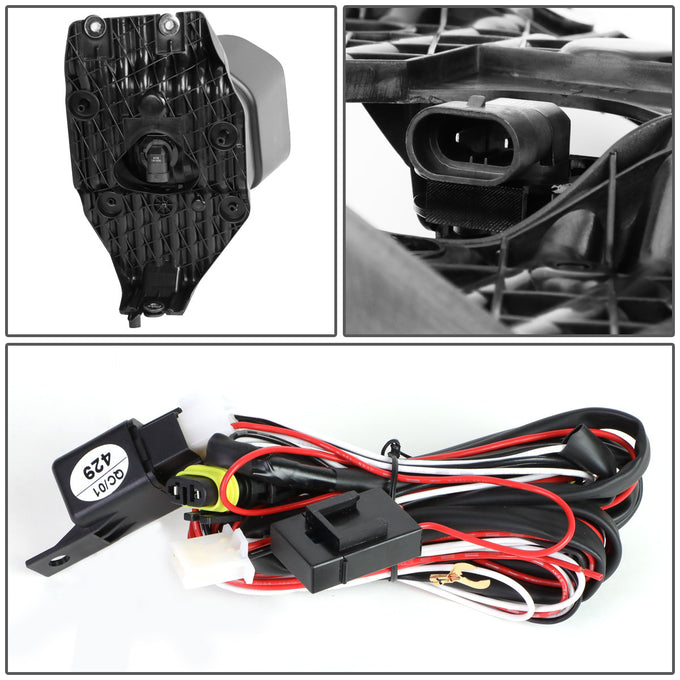 D-Motoring - Fog Lights - Amber Lens - Plug-n-Play - Pair - Ford F-250 / 350 / 450 / 550 Super Duty - 4