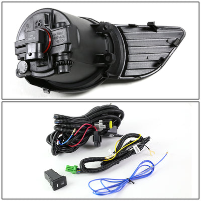 D-Motoring - Fog Lights - W / Switch - Amber Lens - Plug-n-Play - Pair - 11-17 Toyota Sienna - 4