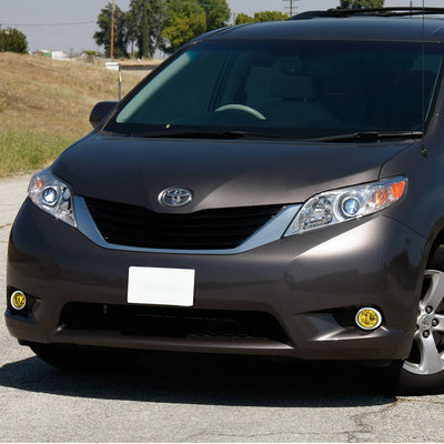 D-Motoring - Fog Lights - W / Switch - Amber Lens - Plug-n-Play - Pair - 11-17 Toyota Sienna - 5