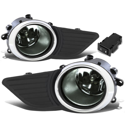 D-Motoring - Fog Lights - W / Switch - Smoked Lens - Plug-n-Play - Pair - 11-17 Toyota Sienna - 1