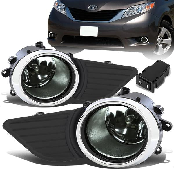 Factory Style Fog Lights w/ Switch + Wiring Harness <br>11-17 Toyota Sienna