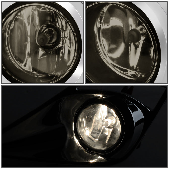 D-Motoring - Fog Lights - W / Switch - Smoked Lens - Plug-n-Play - Pair - 13-16 Scion FRS - 2