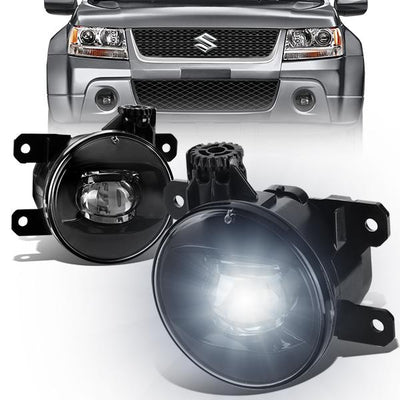LED Projector Fog Lights w/ Bulbs <br>06-14 Suzuki Grand Vitara SX4
