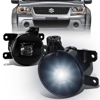 LED Projector Fog Lights w/ Bulbs <br>06-14 Suzuki Grand Vitara SX4