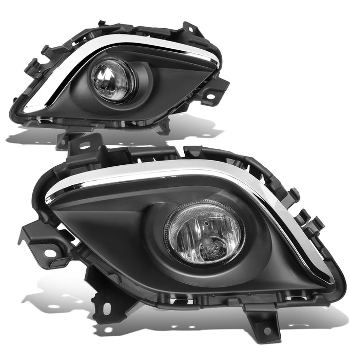 D-Motoring - Fog Lights - W / Switch - Clear Lens - Plug-n-Play - Pair - 14-16 Mazda 6 - 1