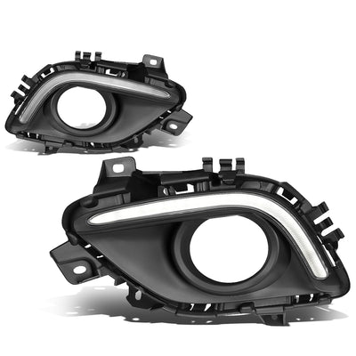 D-Motoring - Fog Lights - LED DRL - Clear Lens - Plug-n-Play - Pair - 14-16 Mazda 6 - 1