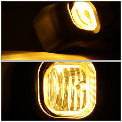 D-Motoring - Fog Lights - W / Switch - Amber Lens - Plug-n-Play - Pair - Ford F-250 / 350 / 450 / 550 Super Duty - 2