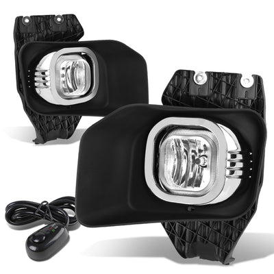 D-Motoring - Fog Lights - W / Switch - Clear Lens - Plug-n-Play - Pair - Ford F-250 / 350 / 450 / 550 Super Duty - 1