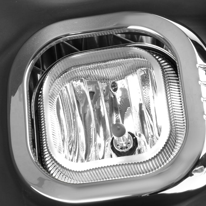 D-Motoring - Fog Lights - W / Switch - Clear Lens - Plug-n-Play - Pair - Ford F-250 / 350 / 450 / 550 Super Duty - 3
