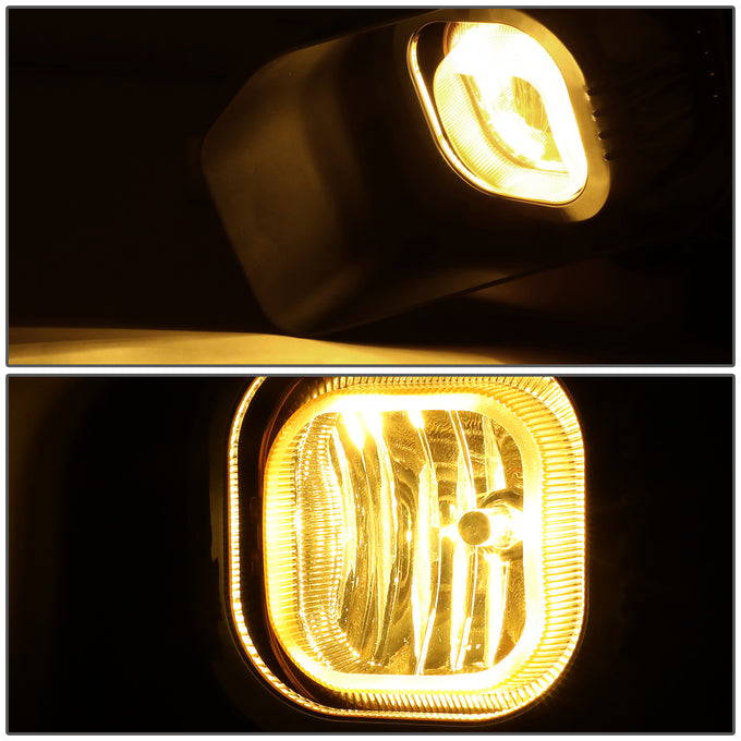 D-Motoring - Fog Lights - W / Switch - Clear Lens - Plug-n-Play - Pair - Ford F-250 / 350 / 450 / 550 Super Duty - 2