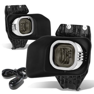 D-Motoring - Fog Lights - W / Switch - Smoked Lens - Plug-n-Play - Pair - Ford F-250 / 350 / 450 / 550 Super Duty - 1