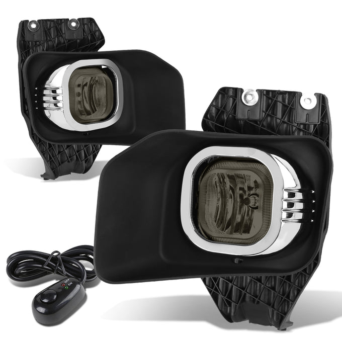 D-Motoring - Fog Lights - W / Switch - Smoked Lens - Plug-n-Play - Pair - Ford F-250 / 350 / 450 / 550 Super Duty - 1