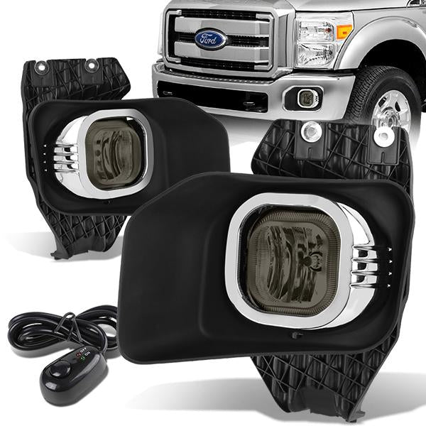 Factory Style Fog Lights w/ Switch + Wiring Harness <br>11-16 Ford F250 F350 F450 F550 Super Duty