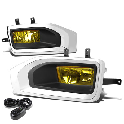 D-Motoring - Fog Lights - W / Switch - Amber Lens - Plug-n-Play - Pair - 15-18 GMC Yukon & Yukon XL - 1