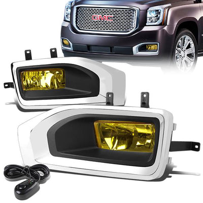 Factory Style Fog Lights w/ Switch + Wiring Harness <br>15-18 GMC Yukon XL