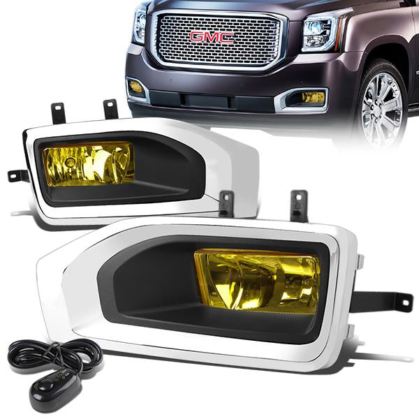 Factory Style Fog Lights w/ Switch + Wiring Harness <br>15-18 GMC Yukon XL