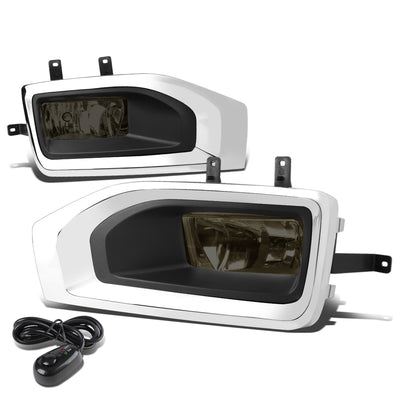 D-Motoring - Fog Lights - W / Switch - Smoked Lens - Plug-n-Play - Pair - 15-18 GMC Yukon & Yukon XL - 1