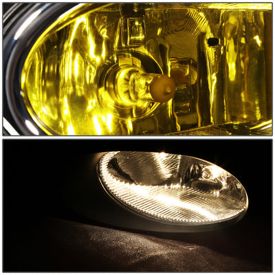 D-Motoring - Fog Lights - W / Switch - Amber Lens - Plug-n-Play - Pair - 2012 Honda Civic 4-Door Sedan - 2