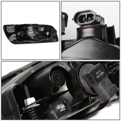 D-Motoring - Fog Lights - W / Switch - Amber Lens - Plug-n-Play - Pair - 2012 Honda Civic 4-Door Sedan - 3