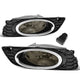 D-Motoring - Fog Lights - W / Switch - Smoked Lens - Plug-n-Play - Pair - 2012 Honda Civic 4-Door Sedan - 1