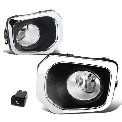 D-Motoring - Fog Lights - W / Switch - Clear Lens - Plug-n-Play - Pair - 16-17 Toyota Tacoma - 1