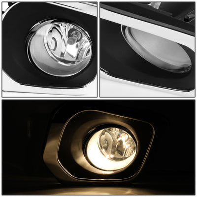 D-Motoring - Fog Lights - W / Switch - Clear Lens - Plug-n-Play - Pair - 16-17 Toyota Tacoma - 2