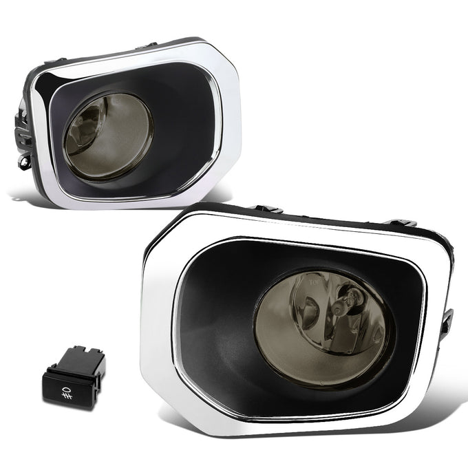 D-Motoring - Fog Lights - W / Switch - Smoked Lens - Plug-n-Play - Pair - 16-17 Toyota Tacoma - 1