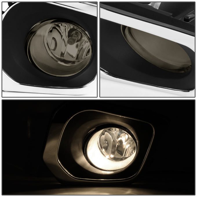 D-Motoring - Fog Lights - W / Switch - Smoked Lens - Plug-n-Play - Pair - 16-17 Toyota Tacoma - 2