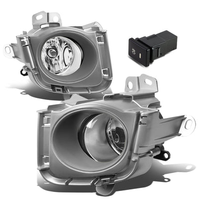 D-Motoring - Fog Lights - W / Switch - Clear Lens - Plug-n-Play - Pair - 10-12 Toyota Prius - 1