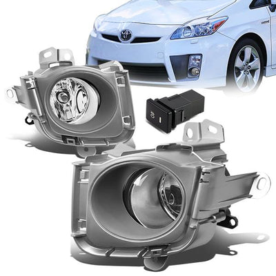 Factory Style Fog Lights w/ Switch + Wiring Harness <br>10-12 Toyota Prius