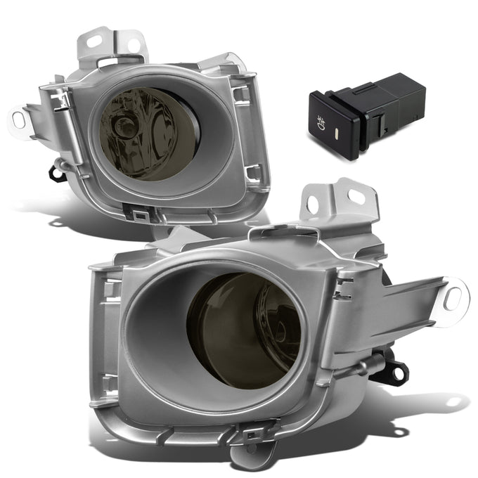 D-Motoring - Fog Lights - W / Switch - Smoked Lens - Plug-n-Play - Pair - 10-12 Toyota Prius - 1
