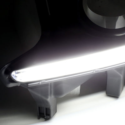 D-Motoring - Fog Lights - LED DRL Bar - Clear Lens - Plug-n-Play - Pair - 14-16 Toyota Highlander - 2