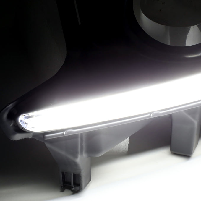 D-Motoring - Fog Lights - LED DRL Bar - Clear Lens - Plug-n-Play - Pair - 14-16 Toyota Highlander - 2