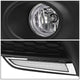 D-Motoring - Fog Lights - LED DRL - W / Switch - Clear Lens - Plug-n-Play - Pair - 16-17 Honda Civic Sedan / Coupe - 2