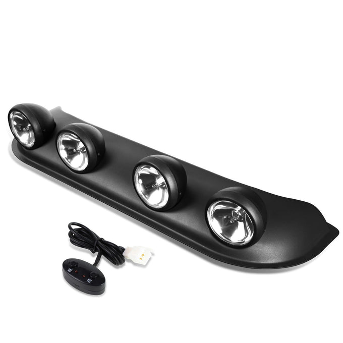 D-Motoring - Fog Lights - W / Switch - Clear Lens - Pair - Universally fit vehicles with roof - 1