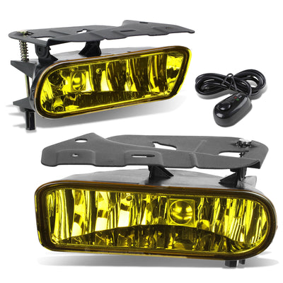 D-Motoring - Fog Lights - W / Switch - Amber Lens - Plug-n-Play - Pair - 02-06 Cadillac Escalade - 1