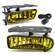 D-Motoring - Fog Lights - W / Switch - Amber Lens - Plug-n-Play - Pair - 02-06 Cadillac Escalade - 1