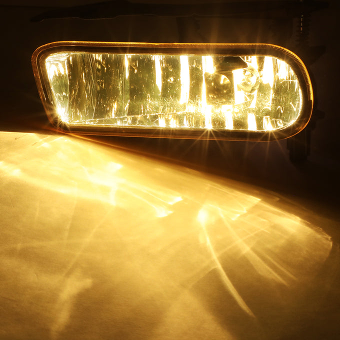 D-Motoring - Fog Lights - W / Switch - Amber Lens - Plug-n-Play - Pair - 02-06 Cadillac Escalade - 2